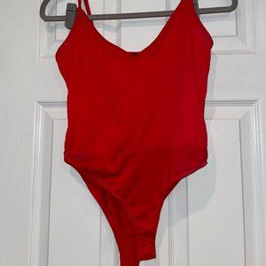 Forever 21 red bodysuit
